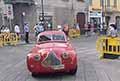 Fiat 1100 - 508 C - Berlinetta MM del 1938 con il duo Giuseppe BOSCARINO e Enrico RENALDINI alle Mille Miglia 2021, sfilata a Reggio Emilia con il numero di corsa 100